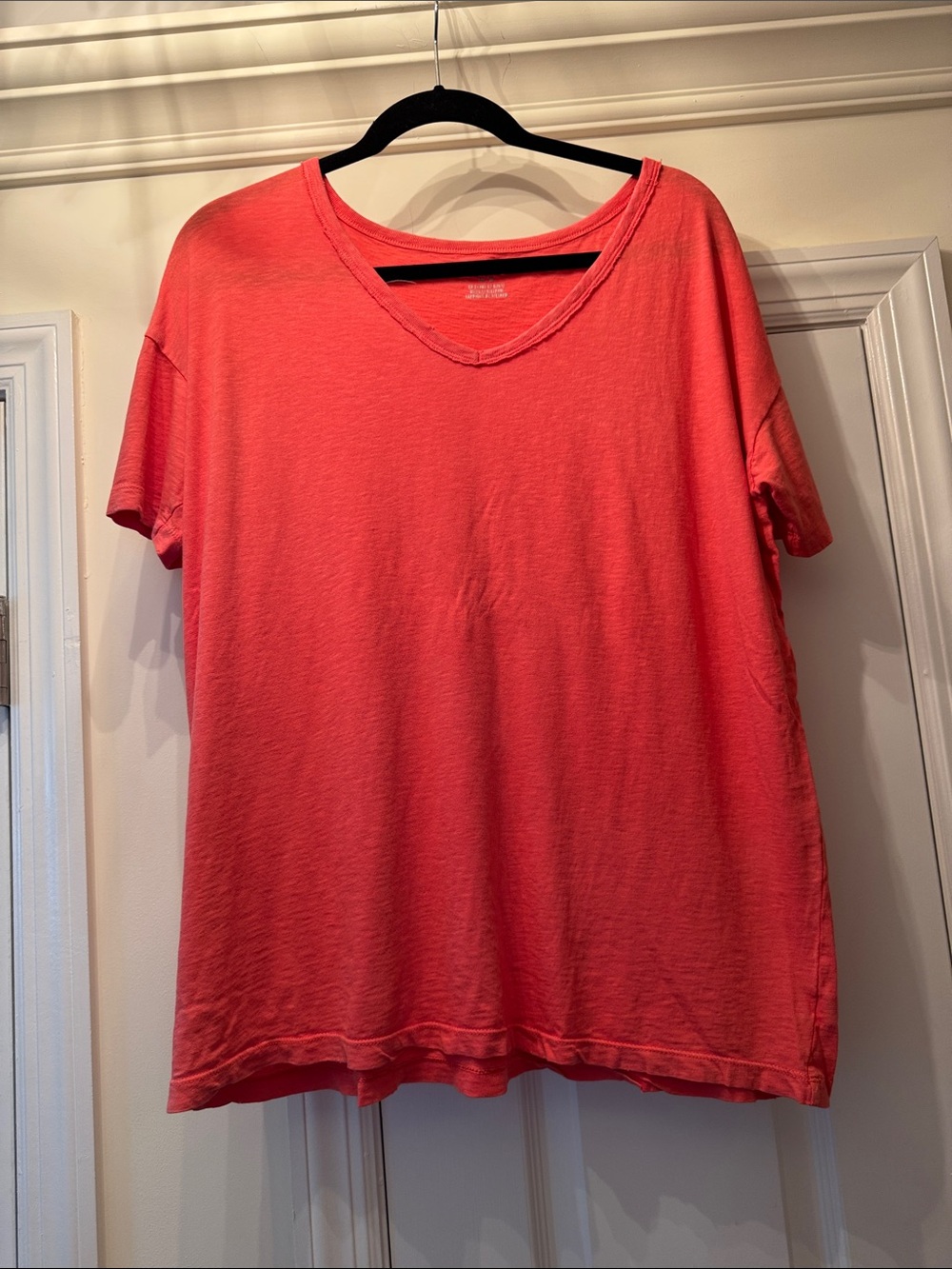 aerie Coral Crewneck Tee